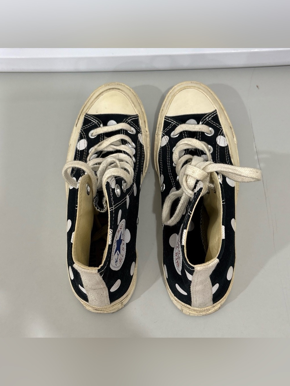 Comme Des Garçons x Converse Polka Dot High Top Sneaker - Picture 6 of 7